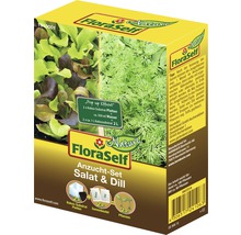 FloraSelf Anzuchtset Salat und Dill Packung