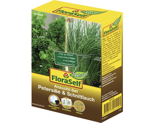 Kit de culture persil & ciboulette semences de fines herbes FloraSelf®