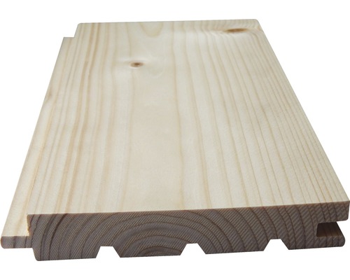 Planche à rainure et languette épicéa 2400 x 121 x 22 mm Bois profilé en bois