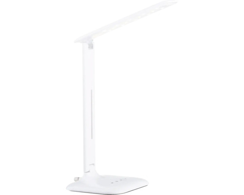 Lampe de bureau LED à intensité lumineuse variable 2,9 W 280 lm 3000/6500 K H 55 cm Caupo blanc Lampe de bureau LED à intensité lumineuse variable 2,9 W 280 lm 3000/6500 K H 55 cm Caupo blanc