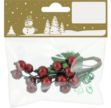 Dekorative Beerenattrappe zur Weihnachtsdekoration in Verpackung