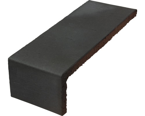 Listel d'angle noir platine 17.7x7.1 cm Listel d'angle noir platine 17.7x7.1 cm