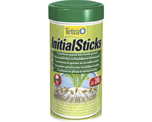 Tetra InitialSticks transforme le gravier en un milieu fertile pour les plantes d''aquarium.