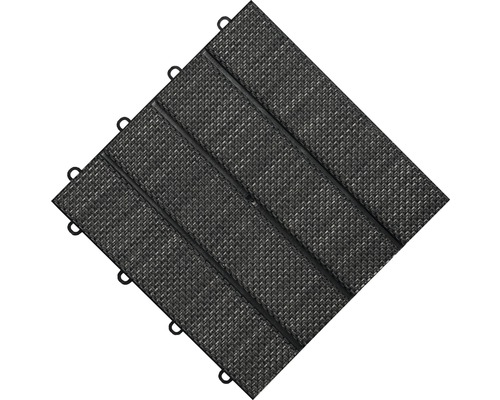 Quadratische Bodenfliese mit Textilstruktur