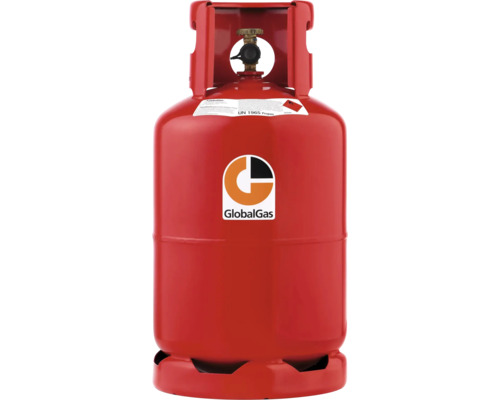 Gaz propulseur gaz pour chariot élévateur, 11 kg de remplissage Bouteille de gaz propane rouge avec le logo GlobalGas