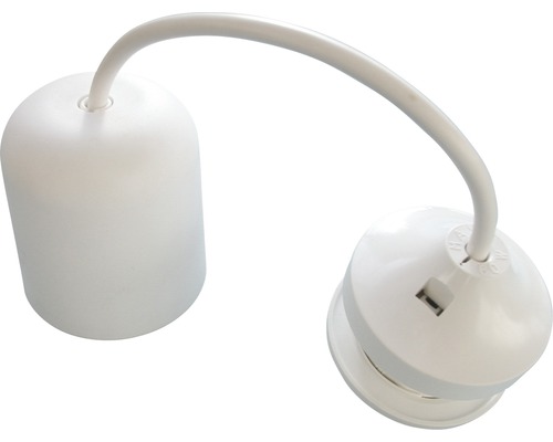 Suspension de lampe E27 alimentation 60 cm blanc