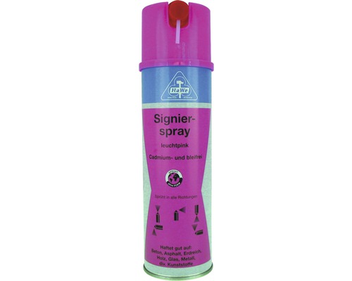 Spray à marquer, rose fluo, 500 ml