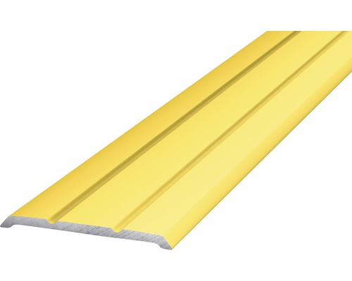 Prinz Übergangsprofil Alu gold selbstklebend 25 x 2700 mm Gelbes Übergangsprofil aus Aluminium