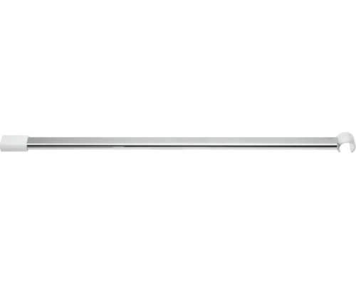 Support de plafond spirella Ø 25 mm ennobli résistant aux rayures chrome brillant Tringle à rideau de douche en métal