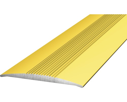Prinz Übergangsprofil Alu gold selbstklebend 37 x 1000 mm Gelbe Treppenkantenprofil zur Trittsicherheit
