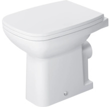 Stand-WC DURAVIT D-Code Flachspüler mit Spülrand weiß ohne WC-Sitz 2109090000-thumb-0