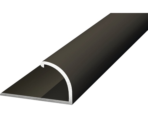 Profilé de finition Prinz alu bronze 25x14x2700 mm Profilé de recouvrement en métal