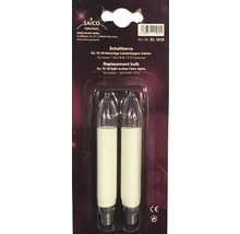 Deux ampoules de remplacement pour arches et guirlandes lumineuses à 15-16 lampes, 16 volts, 4 watts, douille E10