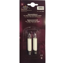 Ampoules de rechange pour arches lumineuses et guirlandes lumineuses à 7 flammes, 34 V, 3 W, douille E10, pour usage intérieur