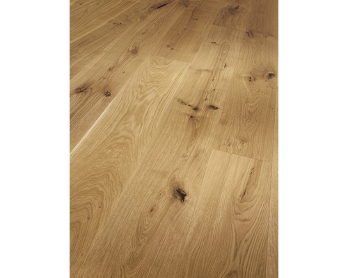 Verlegter Eichenparkettboden