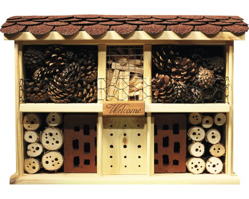 Hôtel à insectes Landhaus Komfort 47 x 12,5 x 34 cm