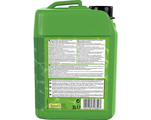 Tetra Pond Algenmittel in einem 3 Liter Kanister für Gartenteiche