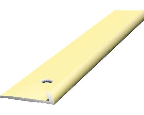 Arrêt de bord aluminium sahara perforé 18 x 4 x 2500 mm