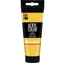 Peinture acrylique Marabu Acryl Color jaune moyen 021 100 ml