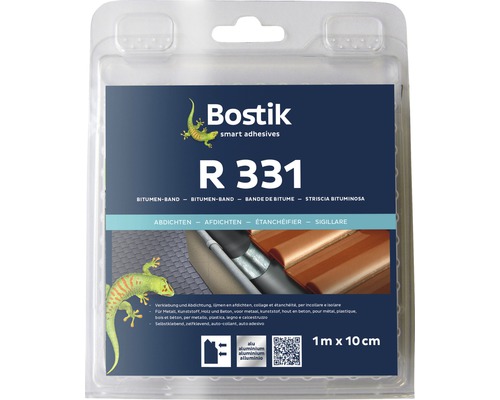 Bostik R 331 Bitumenband Aluminium selbstklebendes Dichtband 1 m x 10 cm
