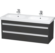 Duravit Ketho Armoire sous lavabo 115cm graphit matt KT664904949
