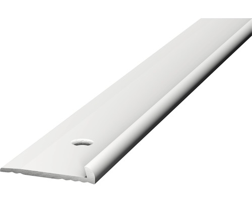 Arrêt de bord aluminium argenté perforé 18 x 3 x 2500 mm-0