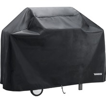 Housse de barbecue noire pour la protection contre les intempéries