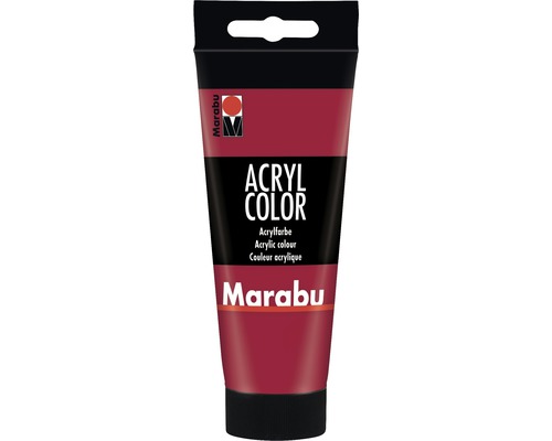 Peinture acrylique pour artiste Marabu Acryl Color 032 rouge carmin 100 ml-0