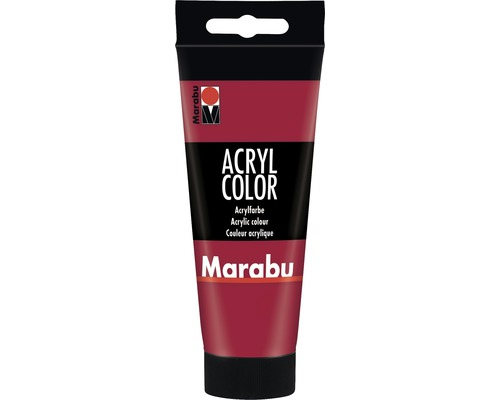 Marabu Acrylfarbe Acryl Color karminrot 032 100 ml Tube Acrylfarbe