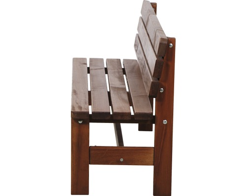 Banc en bois pour le jardin ou la terrasse, vue latérale