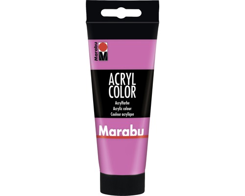 Peinture acrylique Marabu Acryl Color rose 033 100 ml Tube de peinture acrylique