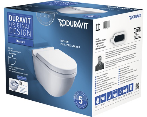 Duravit Starck 3 Wand-WC Verpackung