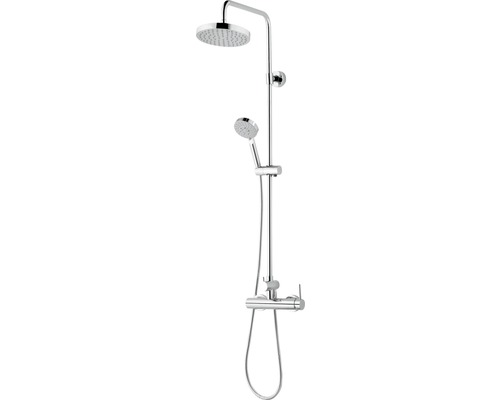 Colonne de douche avec mitigeur Schulte Modern chrome D969261 02
