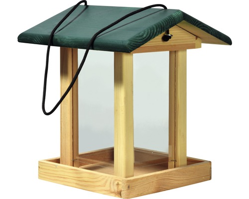 Vogelhaus mit Dach und Aufhängung