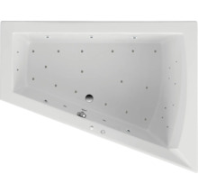 Rechteckige Badewanne mit Whirlpoolfunktion von oben