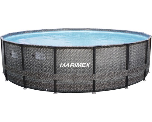 Piscine hors sol tubulaire Marimex Florida rond Ø 366x99 cm sans accessoires rotin