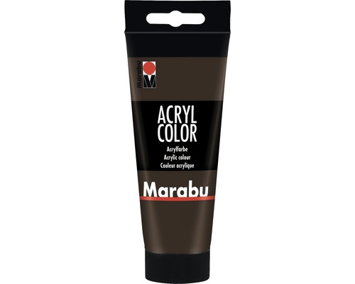 Peinture acrylique pour artiste Marabu Acryl Color 045 marron foncé 100 ml