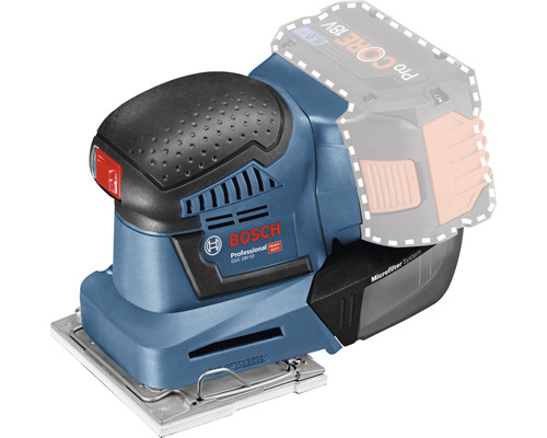 Akku-Schwingschleifer Bosch GSS 18V-10 inkl. 1 Schwingplatte & 1 Schleifplatte, ohne Akku Akku-Schwingschleifer Bosch GSS 18V-10 inkl. 1 Schwingplatte & 1 Schleifplatte, ohne Akku