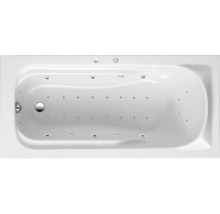 Rechteckige Badewanne mit Whirlpoolfunktion, Aufsicht
