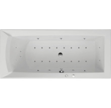 Rechteckige Badewanne mit Whirlpoolfunktion von oben