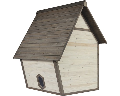 Maisonnette en bois avec fenêtre