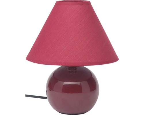 Lampe de table Primo monolampe rouge