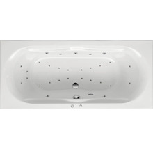 Detailansicht einer Whirlpoolbadewanne von oben