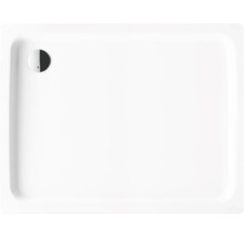 Receveur de douche blanc avec drain