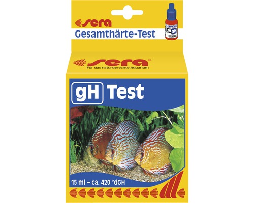 Test de l'eau sera test GH (dureté totale) 15 ml Test Sera dureté totale pour déterminer la dureté de l''eau dans l''aquarium