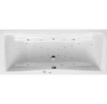 Rechteckige Badewanne mit Whirlpoolfunktion