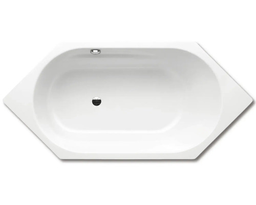 Baignoire KALDEWEI VAIO 6 958 90 x 190 cm blanc alpin brillant 233800010001 Baignoire hexagonale vue de dessus
