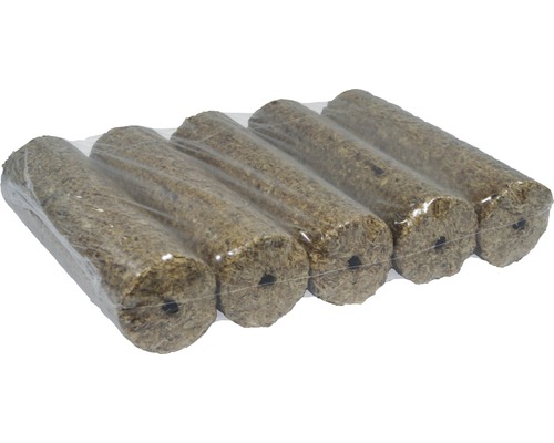 Briquettes compressées rond avec trou 10 kg