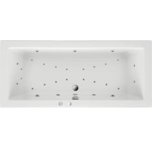 Rechteckige Badewanne mit Whirlpoolfunktion, Aufsicht