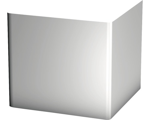 Angle de protection aluminium argenté non perforé 50x50x1500 mm